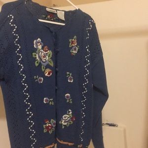 Embroidered sweater